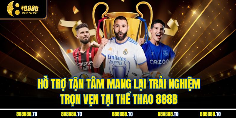 Hỗ trợ tận tâm mang lại trải nghiệm trọn vẹn tại Thể Thao 888b